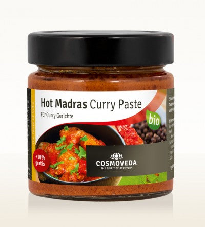 Organic Hot Madras curry paste 175g