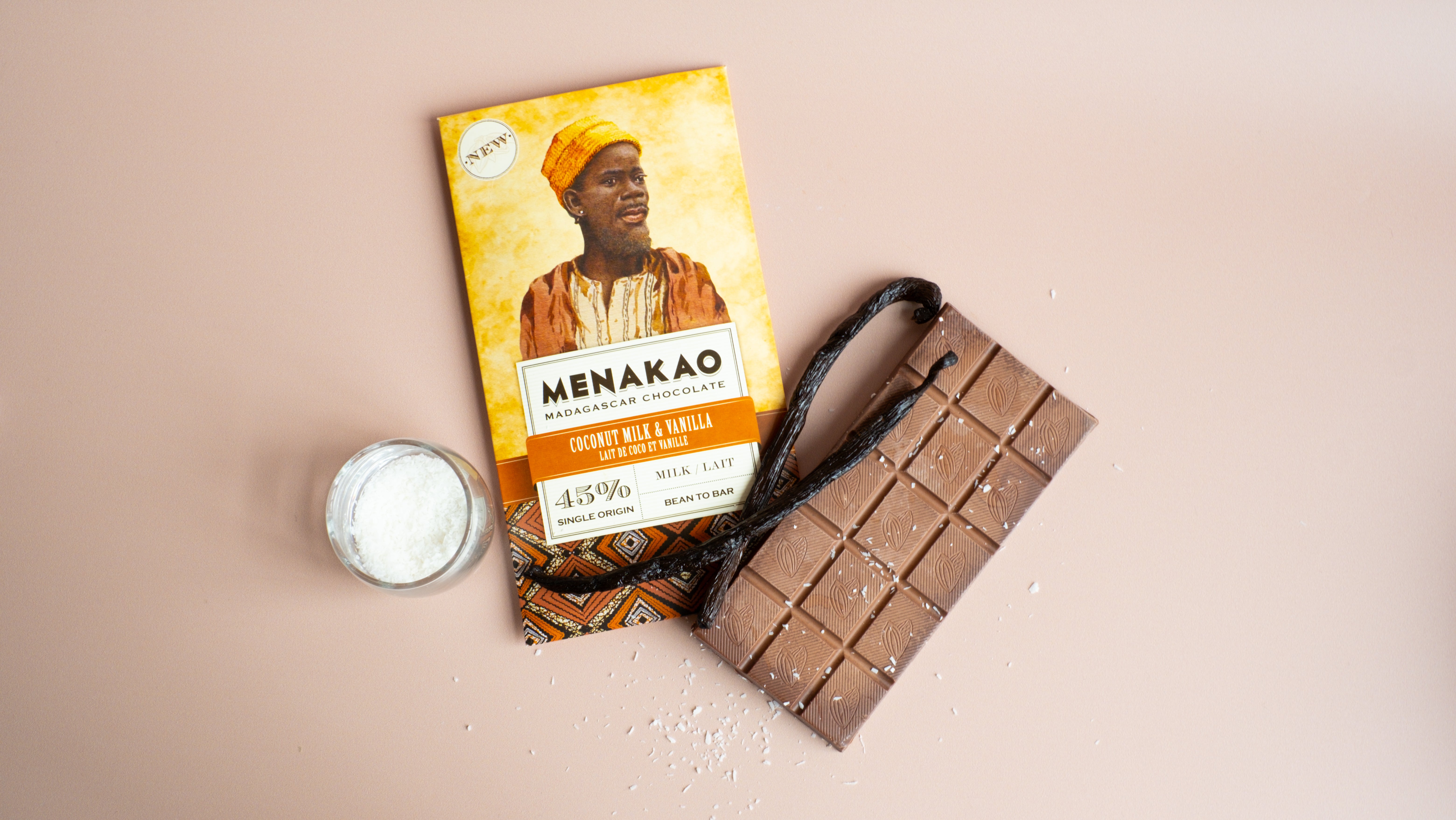 Tablette Chocolat Madagascar Coco Vanille Menakao