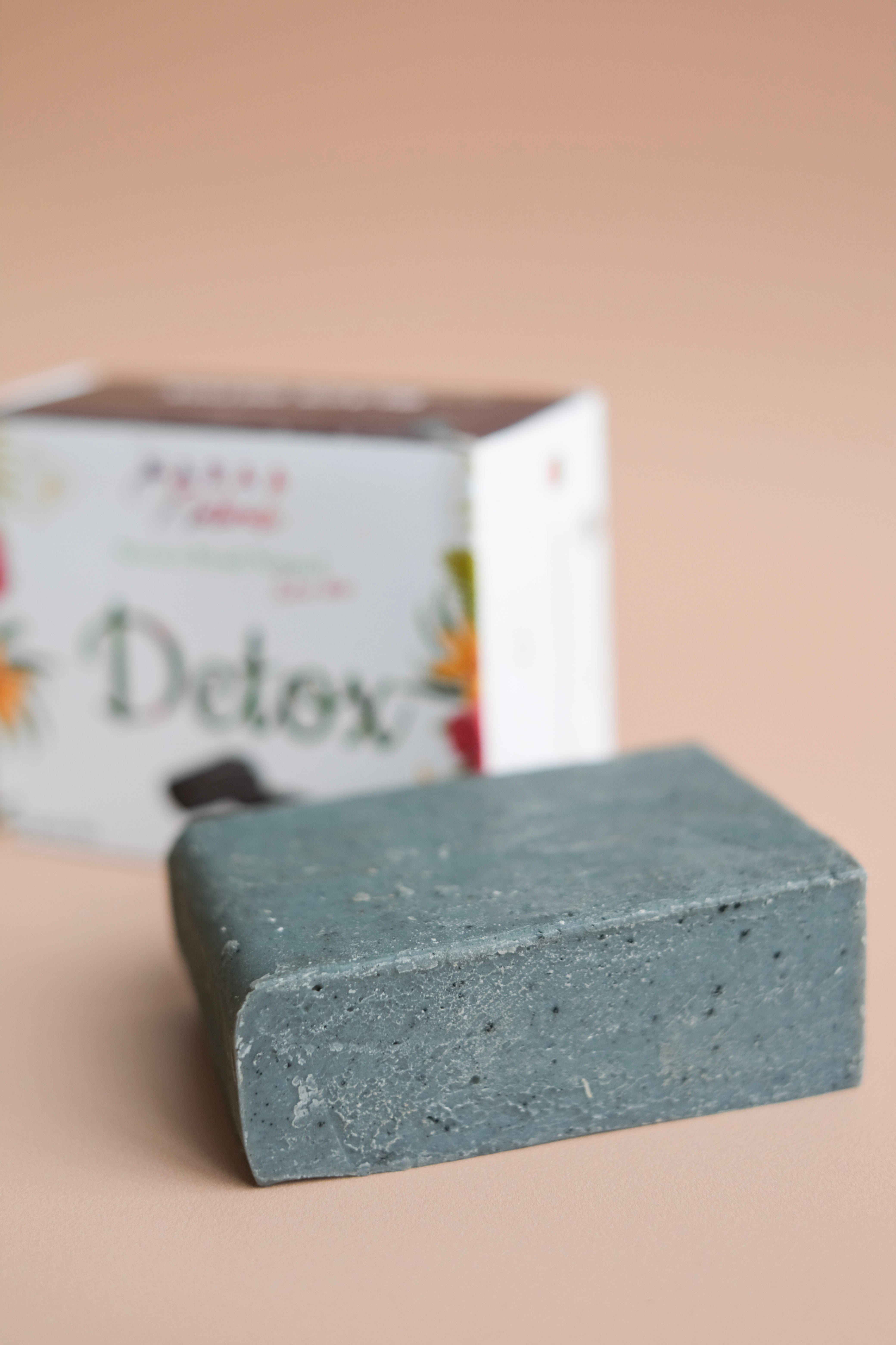 Black Detox Soap (Purifying and Detoxifying) Natural cold process soap from Madagascar 135g