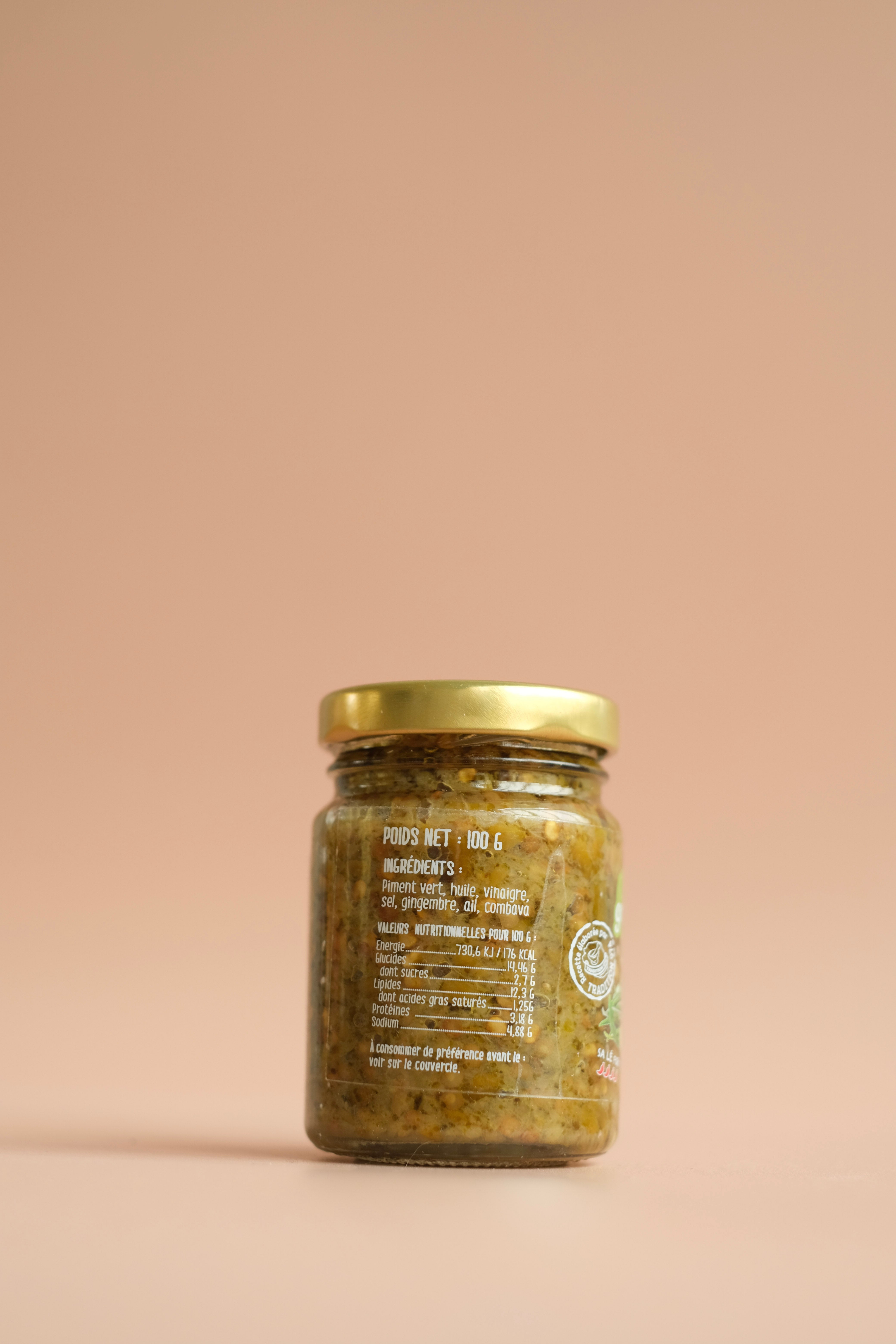 Green chili paste Combava Oté gran mèr 100g