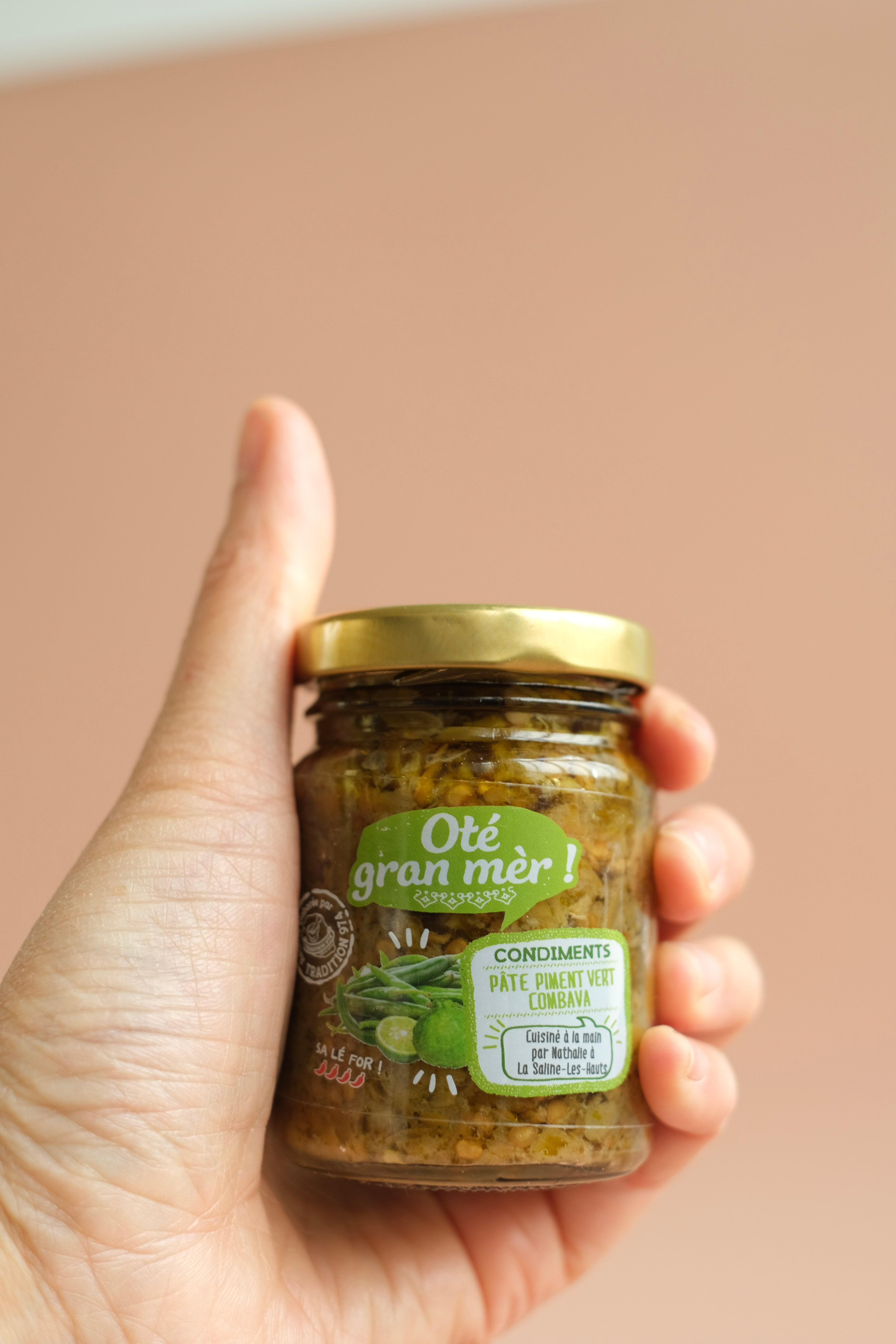 Green chili paste Combava Oté gran mèr 100g