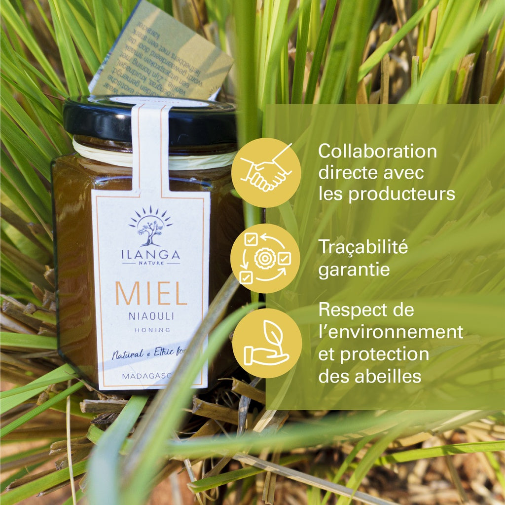 Miel de Niaouli de Madagascar, un miel naturel aux mille vertus 250g