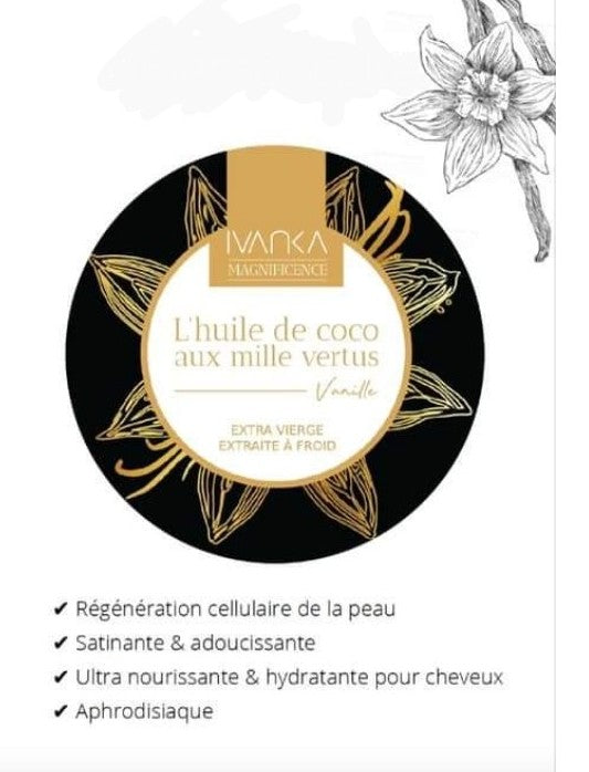 Huile Coco Vanille (Régénération cellulaire) de Madagascar 150mL