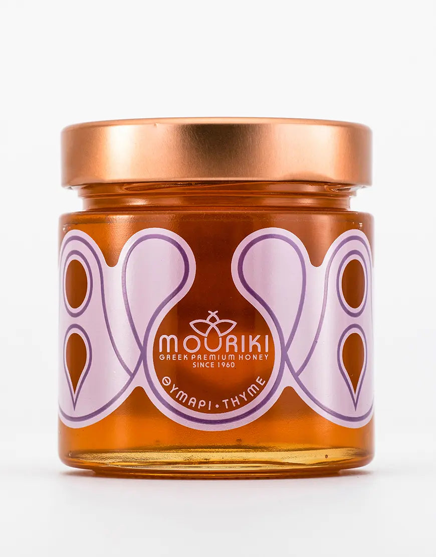 Thyme Honey - Mouriki with Thyme Honey, from Greece 300g 