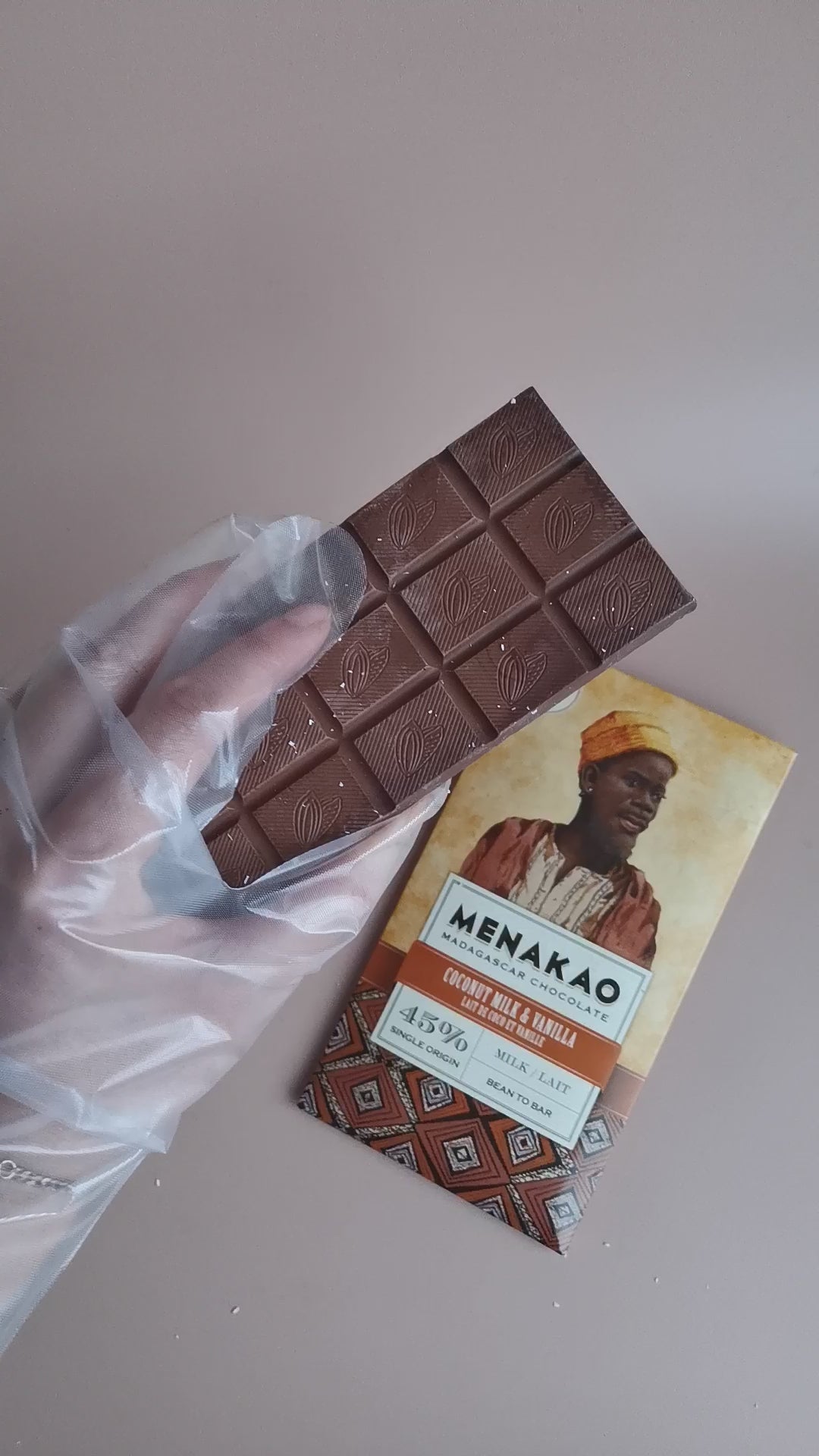 Tablette Chocolat Madagascar Coco Vanille Menakao