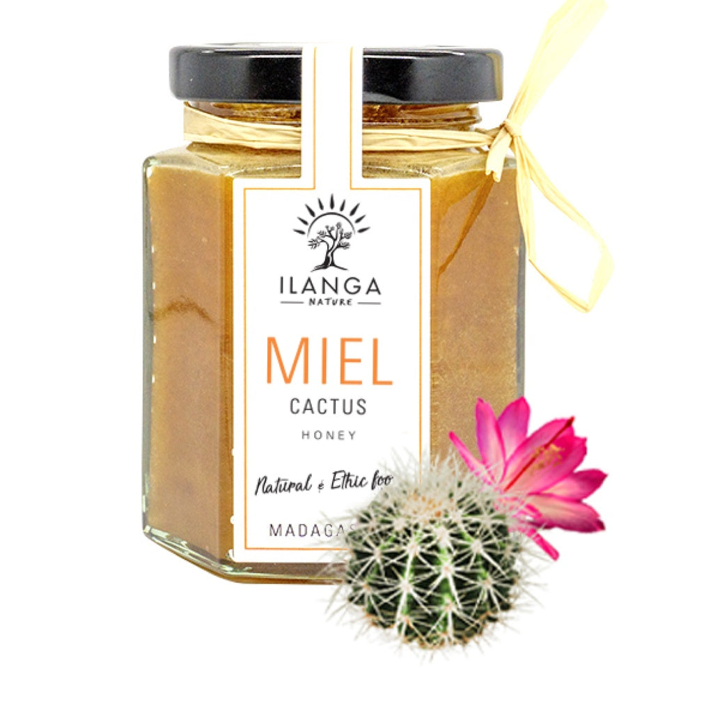 Miel de Cactus : Du miel rare et naturel issu d’une récolte artisanale de Madagascar 250g